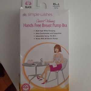 Hands free pumping bra